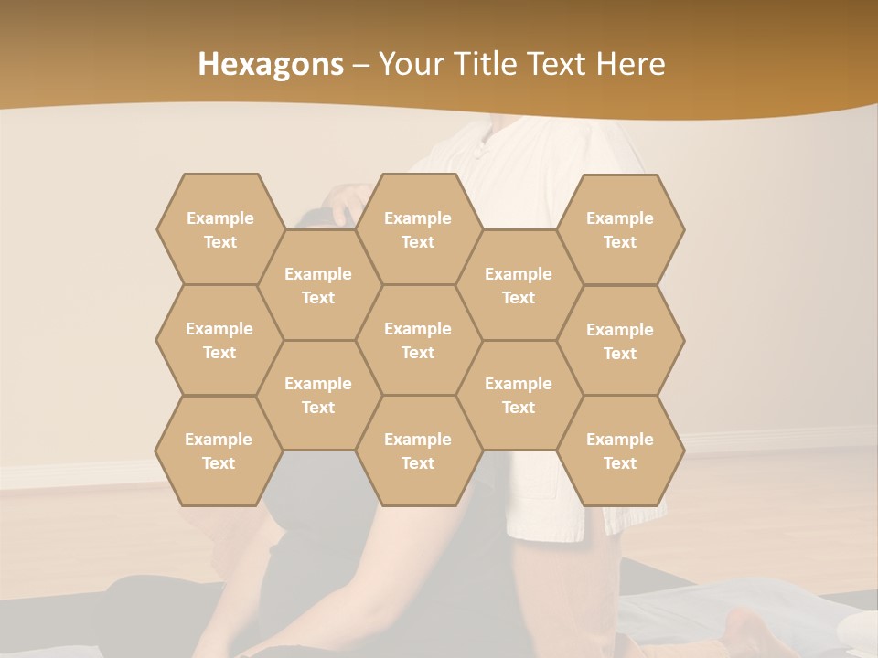 Therapist Stretching Client's Neck In Massage Thai PowerPoint Template