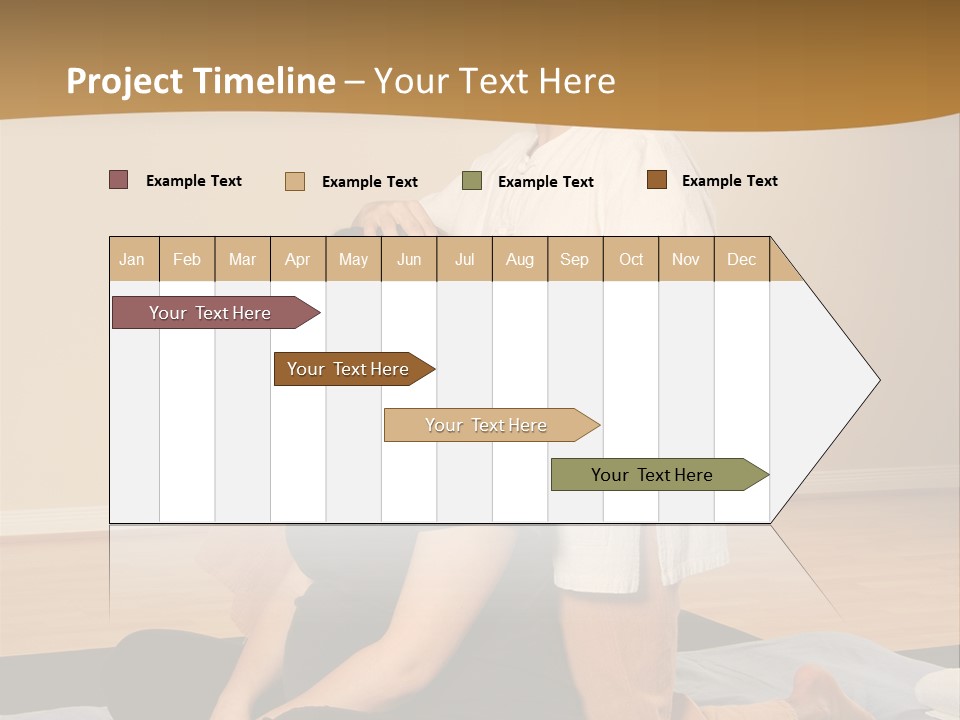 Therapist Stretching Client's Neck In Massage Thai PowerPoint Template