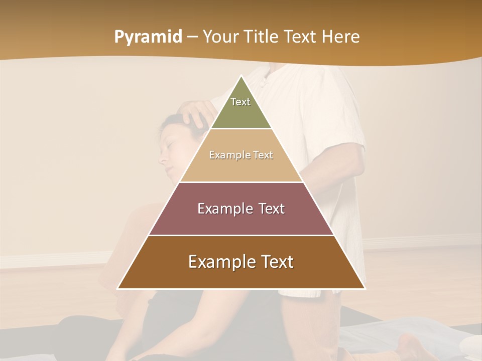 Therapist Stretching Client's Neck In Massage Thai PowerPoint Template