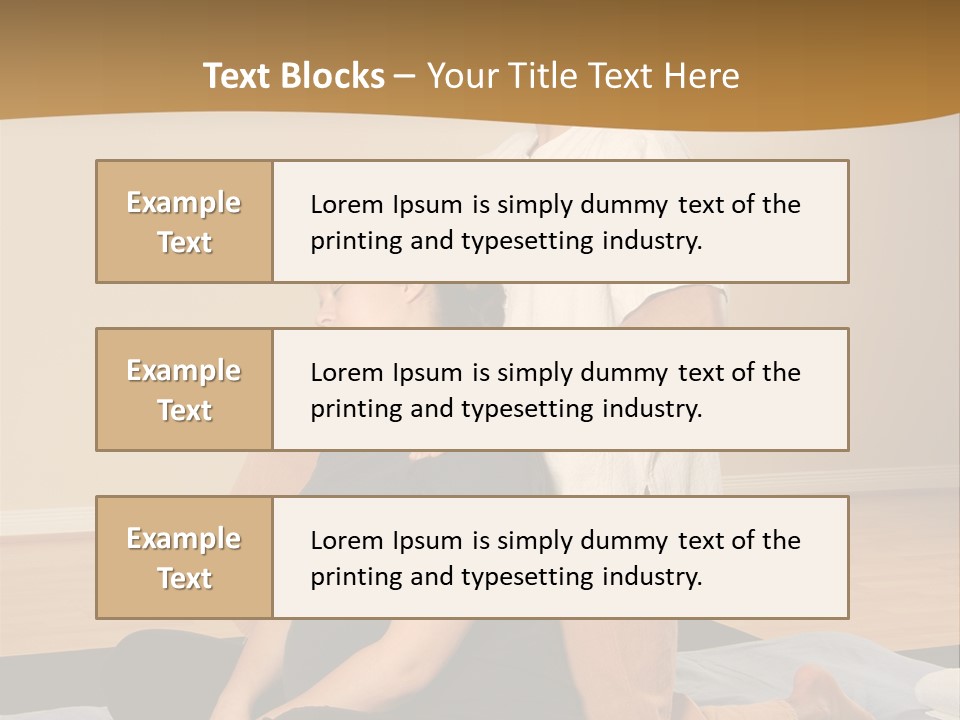 Therapist Stretching Client's Neck In Massage Thai PowerPoint Template