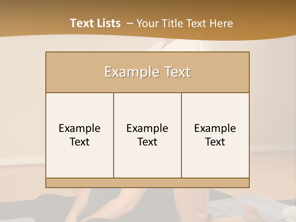Therapist Stretching Client's Neck In Massage Thai PowerPoint Template
