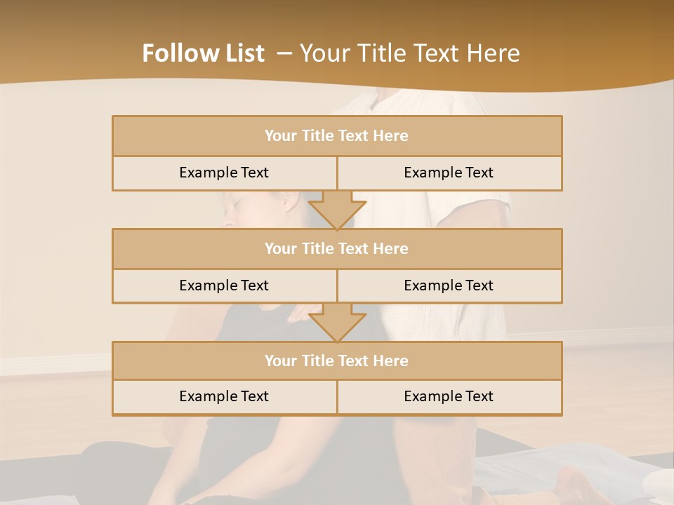 Therapist Stretching Client's Neck In Massage Thai PowerPoint Template