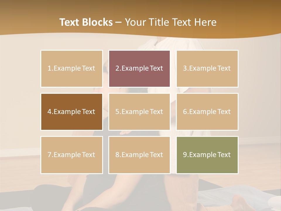 Therapist Stretching Client's Neck In Massage Thai PowerPoint Template