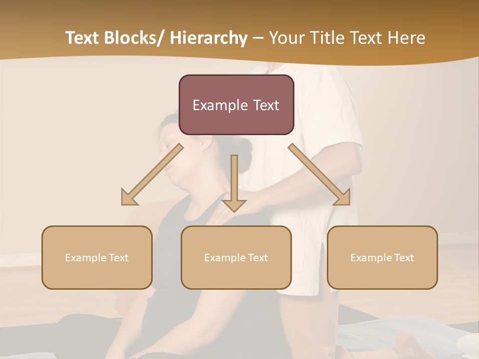 Therapist Stretching Client's Neck In Massage Thai PowerPoint Template