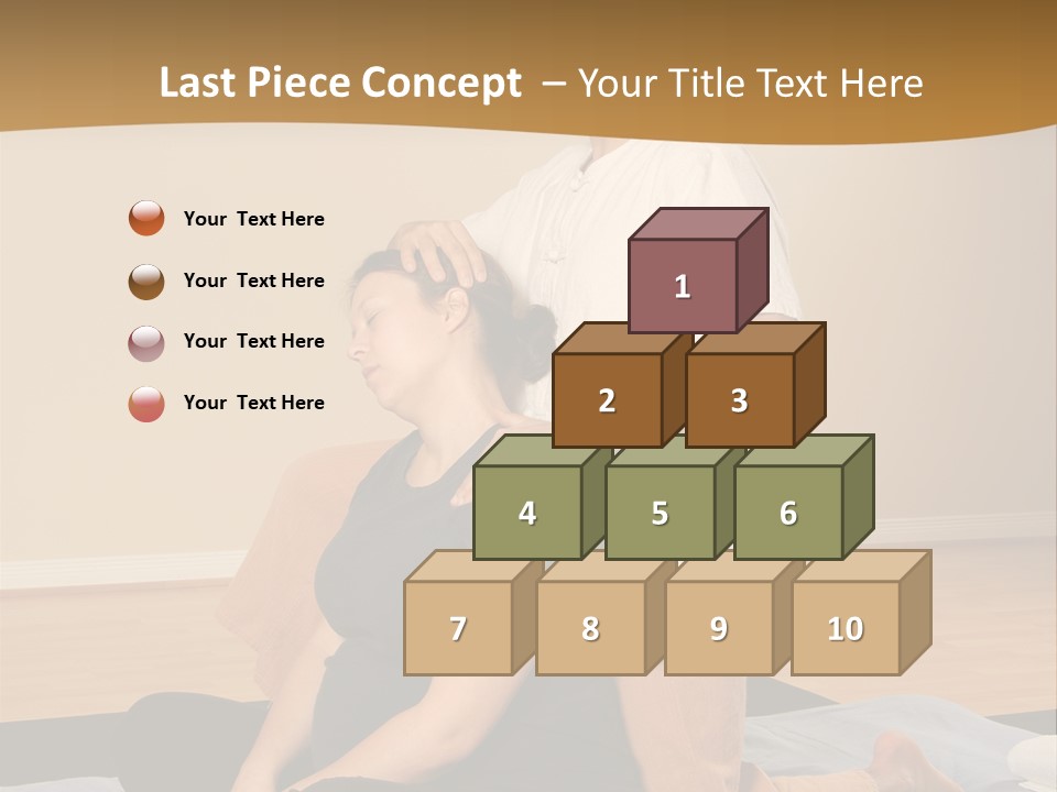 Therapist Stretching Client's Neck In Massage Thai PowerPoint Template