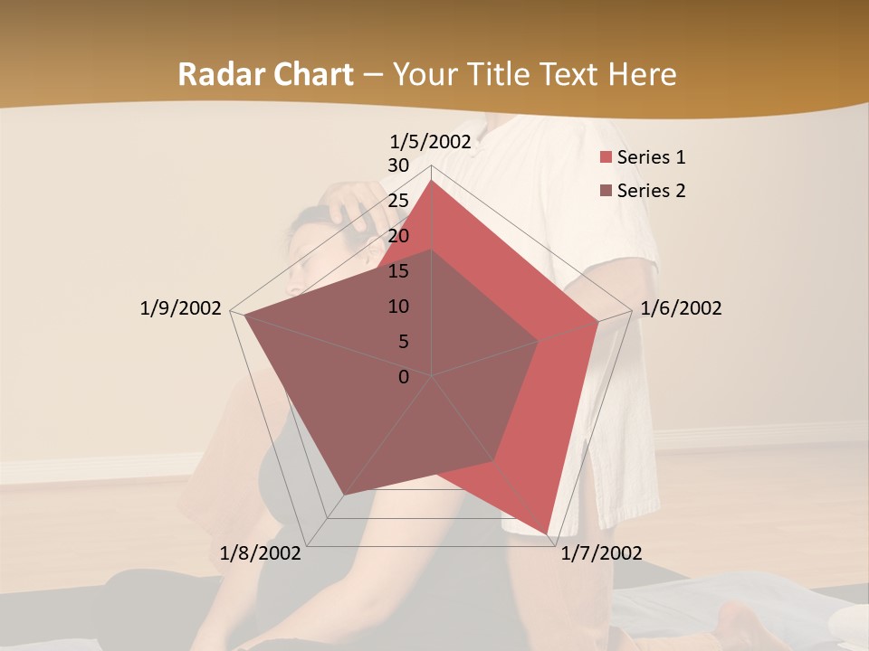 Therapist Stretching Client's Neck In Massage Thai PowerPoint Template