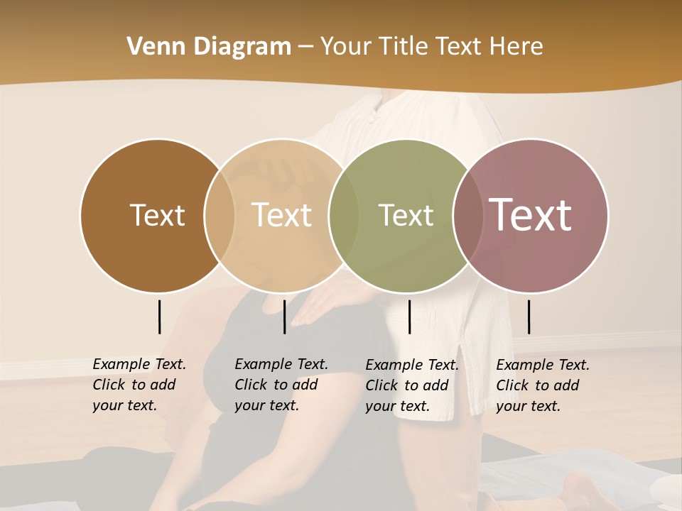 Therapist Stretching Client's Neck In Massage Thai PowerPoint Template