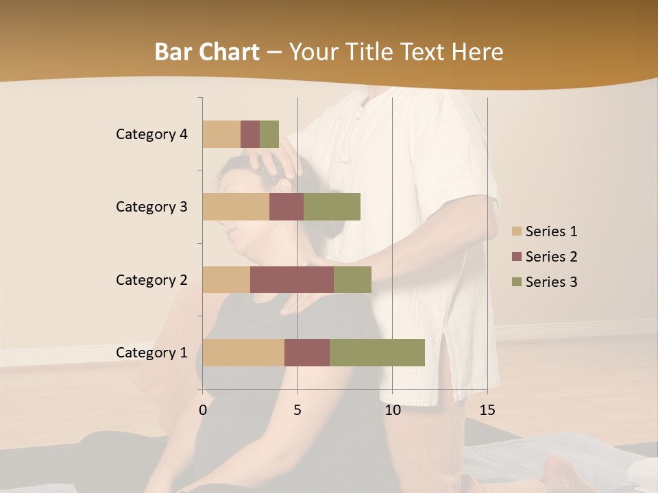 Therapist Stretching Client's Neck In Massage Thai PowerPoint Template
