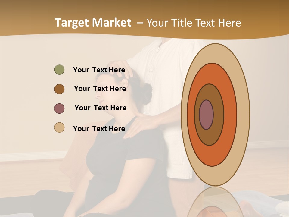 Therapist Stretching Client's Neck In Massage Thai PowerPoint Template