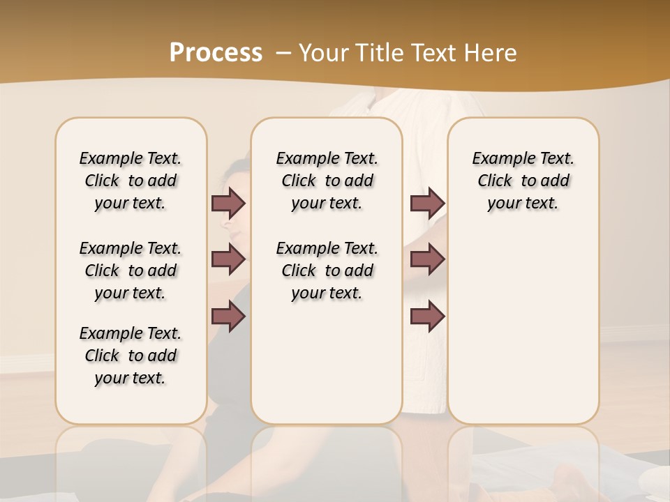 Therapist Stretching Client's Neck In Massage Thai PowerPoint Template