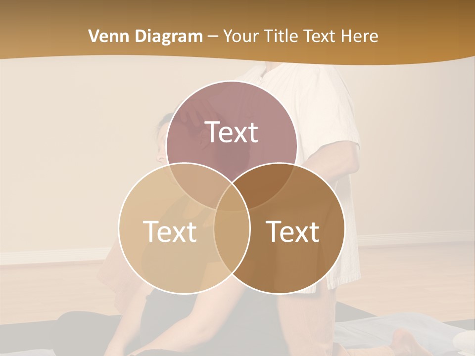 Therapist Stretching Client's Neck In Massage Thai PowerPoint Template