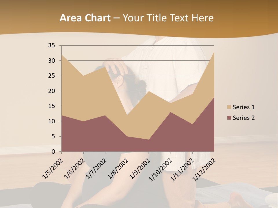 Therapist Stretching Client's Neck In Massage Thai PowerPoint Template