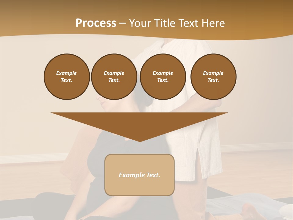 Therapist Stretching Client's Neck In Massage Thai PowerPoint Template