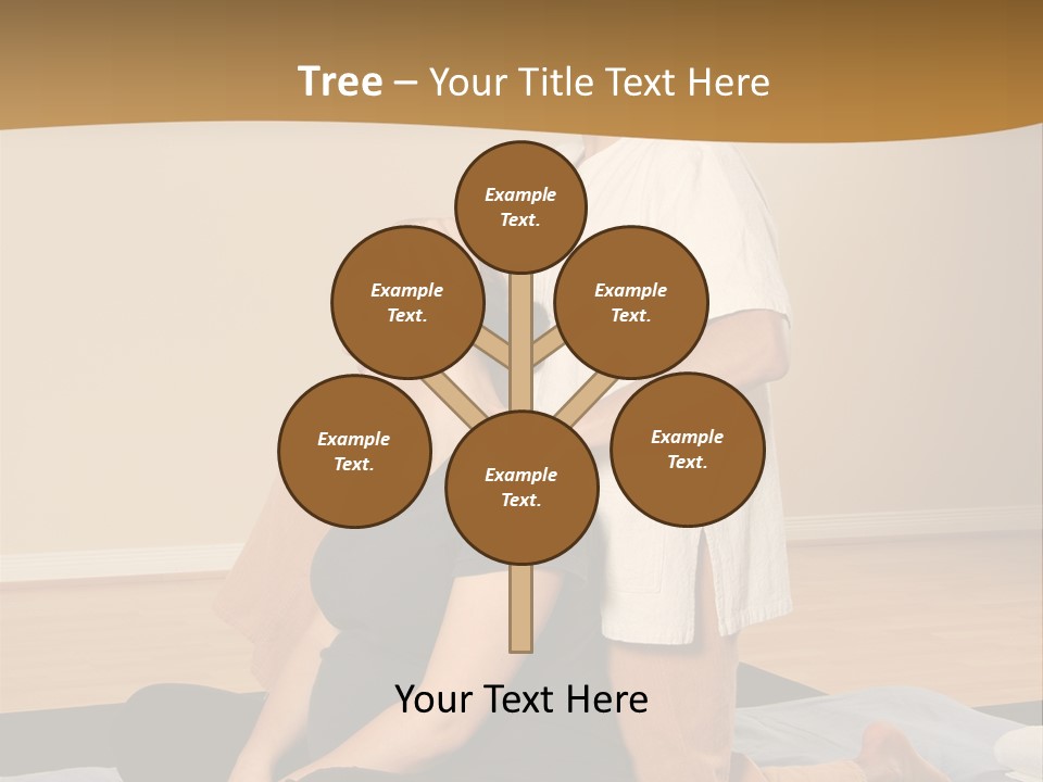 Therapist Stretching Client's Neck In Massage Thai PowerPoint Template
