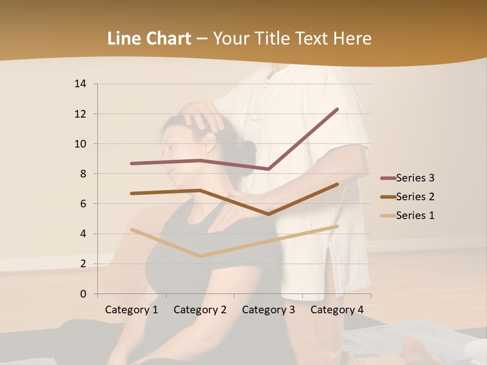 Therapist Stretching Client's Neck In Massage Thai PowerPoint Template