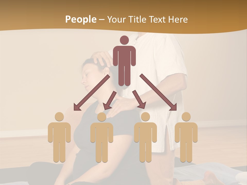 Therapist Stretching Client's Neck In Massage Thai PowerPoint Template