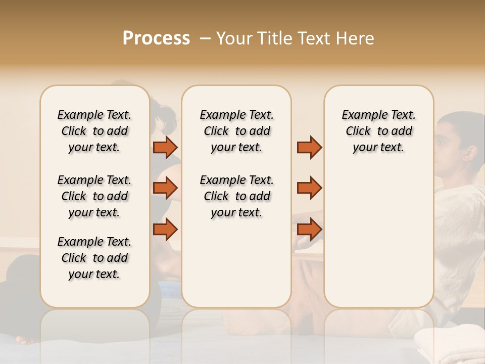 A Man And Woman Sitting On A Bed Holding Hands PowerPoint Template