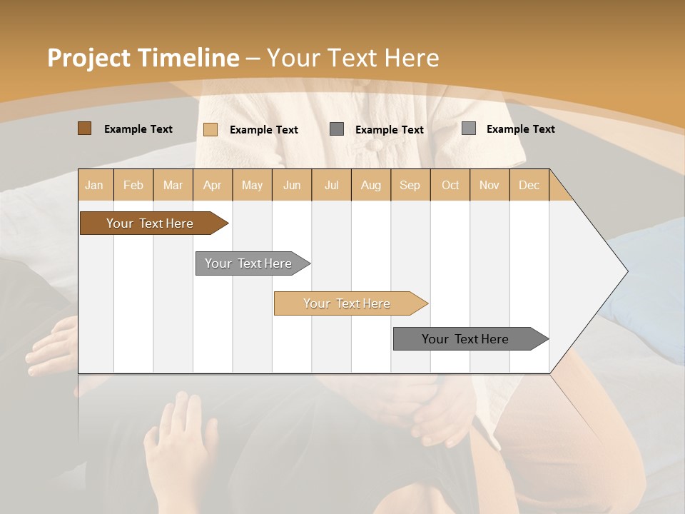 Man Therapist Stretching Female Client In Massage PowerPoint Template