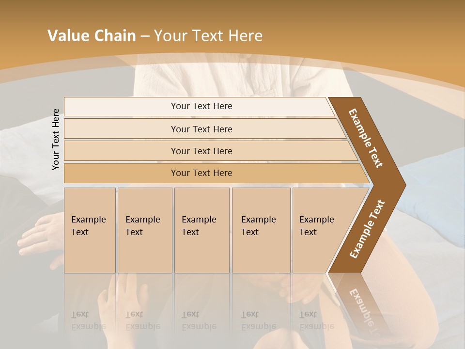 Man Therapist Stretching Female Client In Massage PowerPoint Template