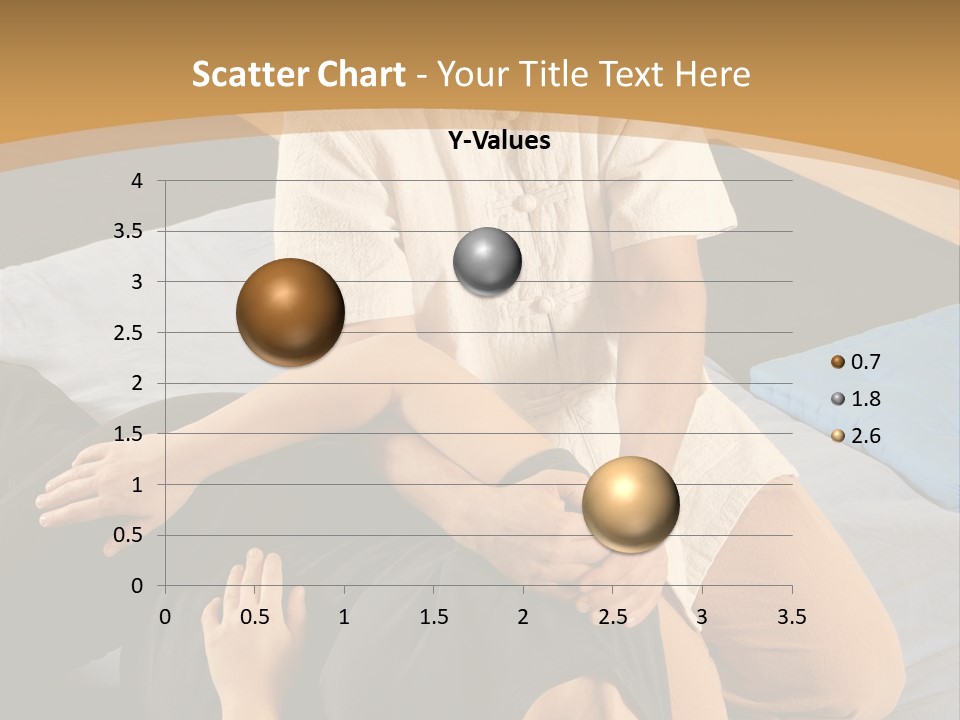 Man Therapist Stretching Female Client In Massage PowerPoint Template