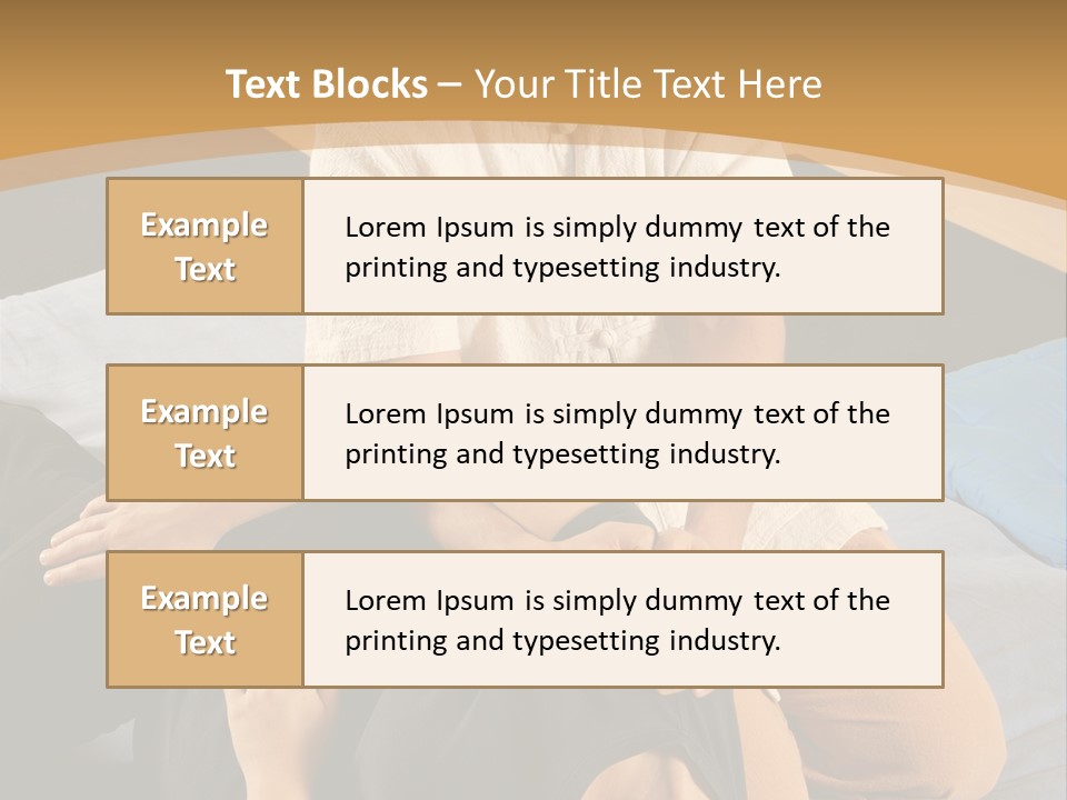 Man Therapist Stretching Female Client In Massage PowerPoint Template