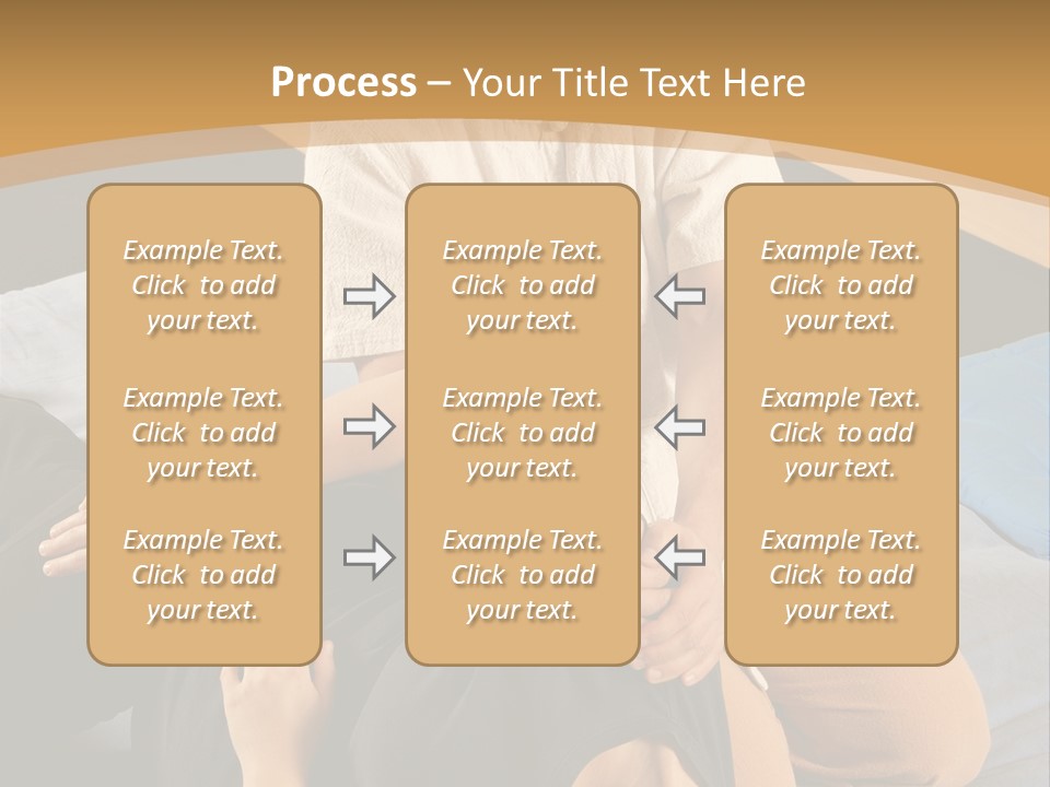 Man Therapist Stretching Female Client In Massage PowerPoint Template