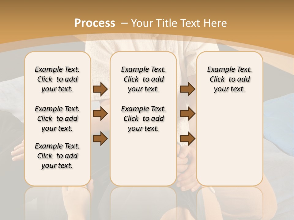 Man Therapist Stretching Female Client In Massage PowerPoint Template