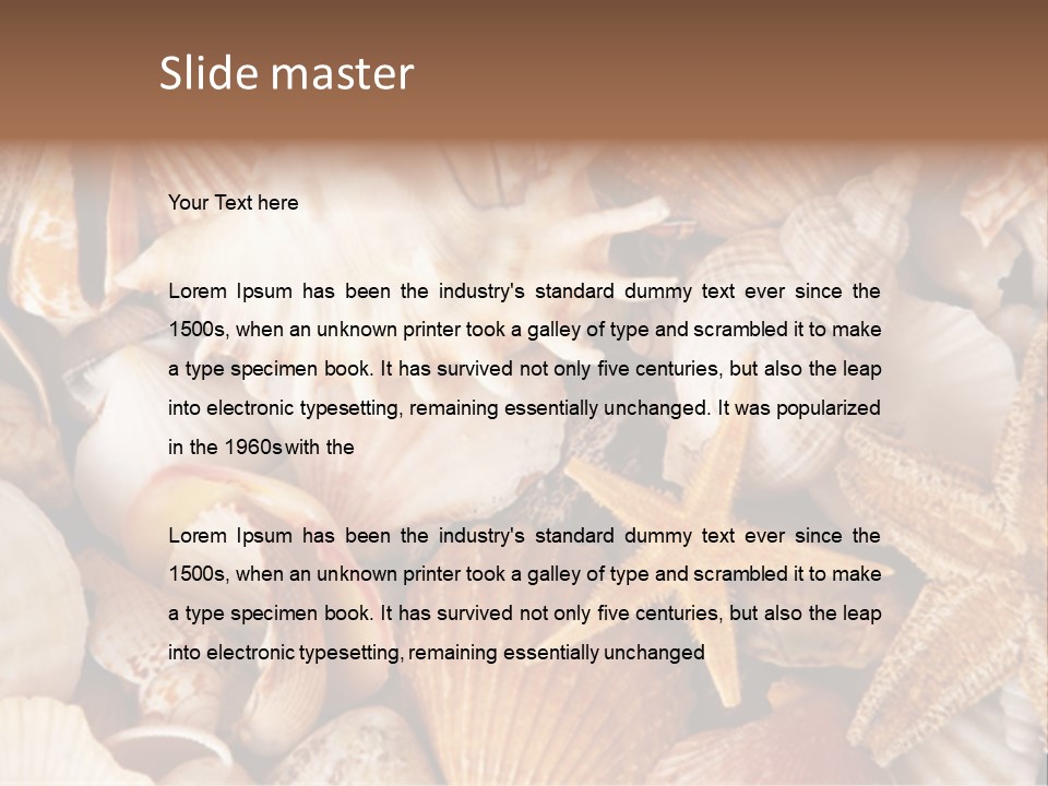 Shells PowerPoint Template