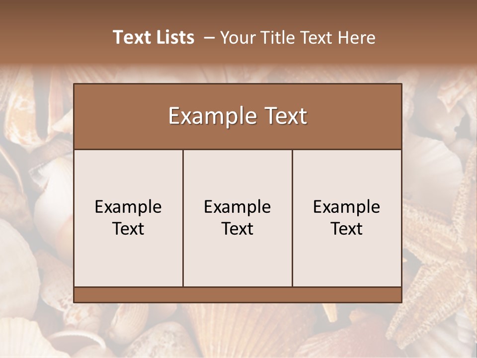 Shells PowerPoint Template