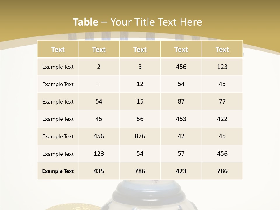 Photo Of Various Chanukah Related Objects - Holiday Related PowerPoint Template