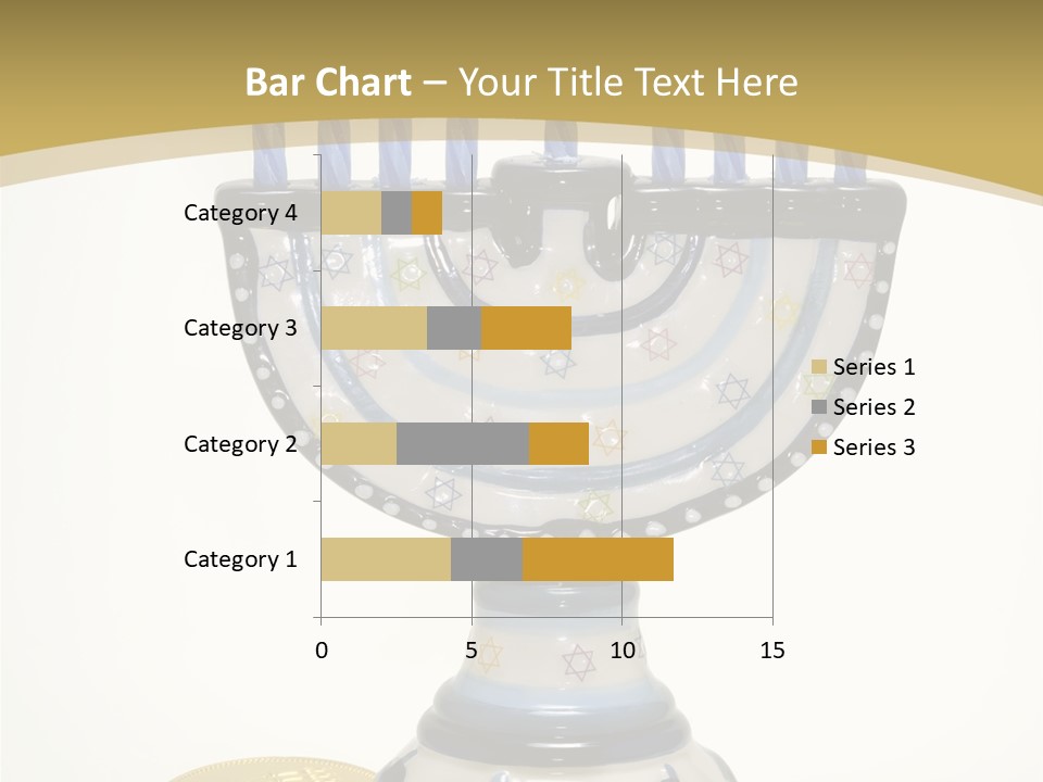 Photo Of Various Chanukah Related Objects - Holiday Related PowerPoint Template