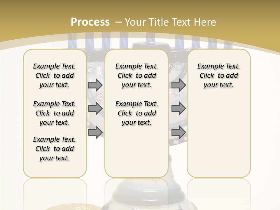 Photo Of Various Chanukah Related Objects - Holiday Related PowerPoint Template