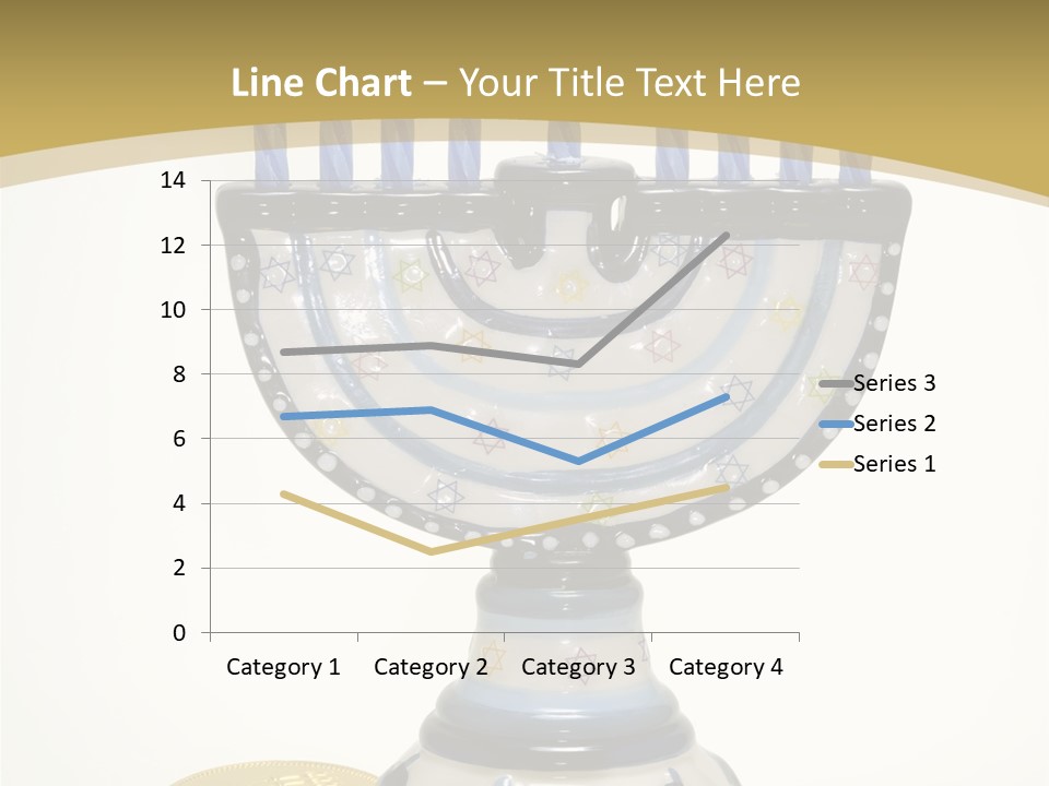 Photo Of Various Chanukah Related Objects - Holiday Related PowerPoint Template
