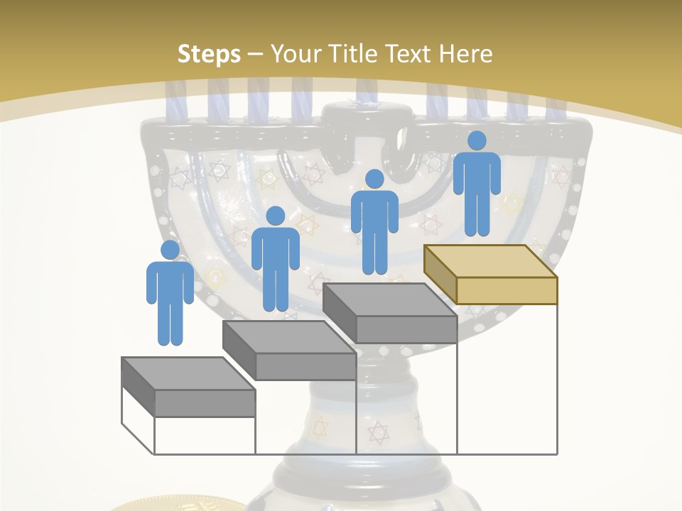 Photo Of Various Chanukah Related Objects - Holiday Related PowerPoint Template