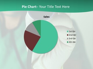 Doctor With Stethoscope In Emergency Room Lighting Environment.selecti Ve Focus On The Stethoscope. PowerPoint Template