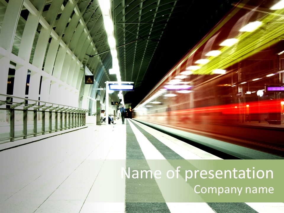 Railway PowerPoint Template