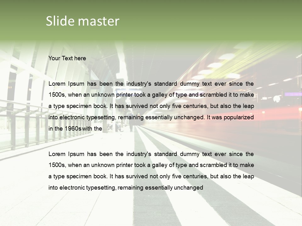 Railway PowerPoint Template