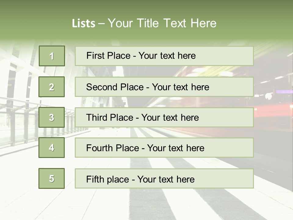 Railway PowerPoint Template