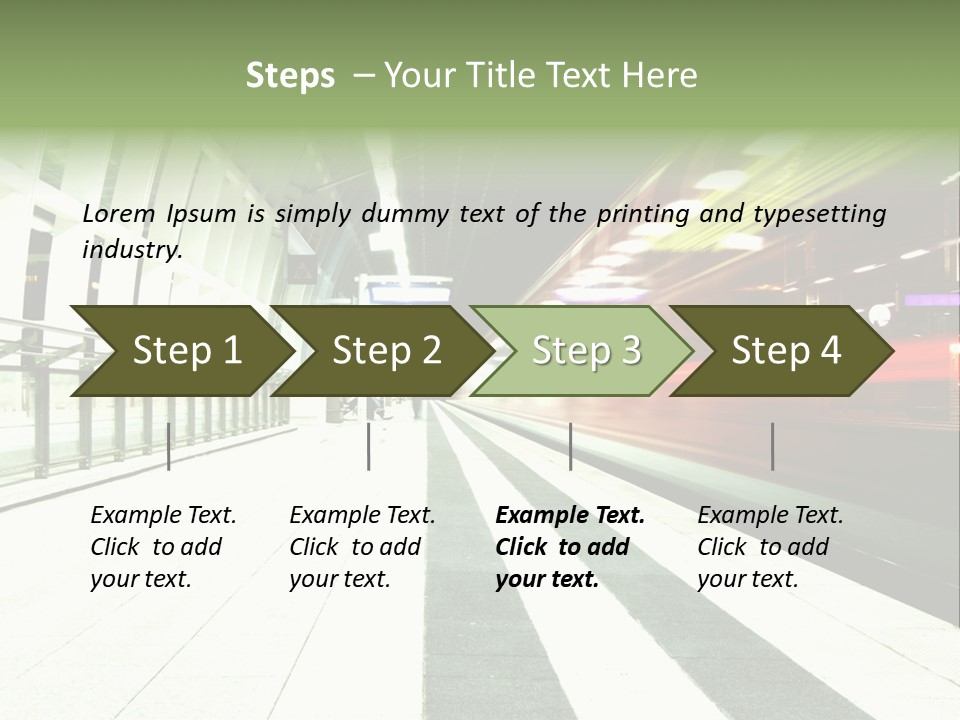 Railway PowerPoint Template