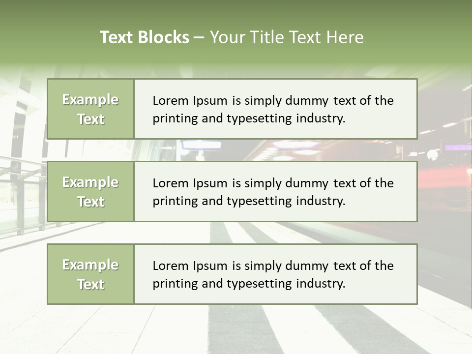 Railway PowerPoint Template