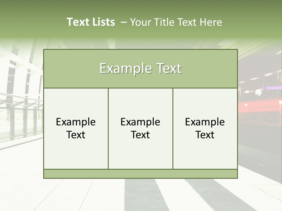 Railway PowerPoint Template