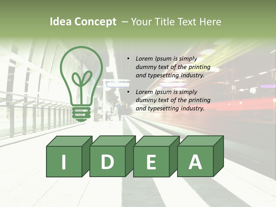 Railway PowerPoint Template