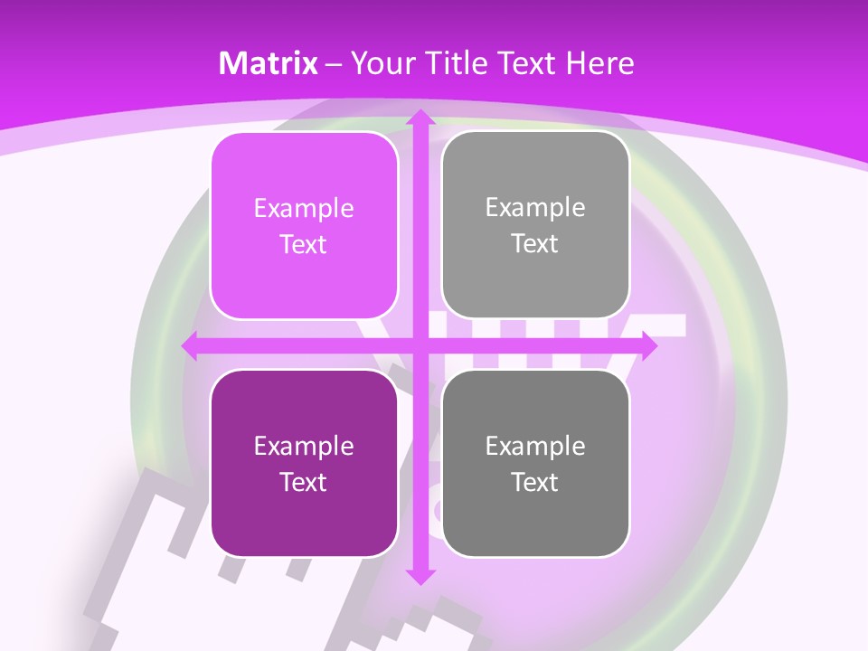 A Hand Pushing A Button With A Shopping Cart On It PowerPoint Template