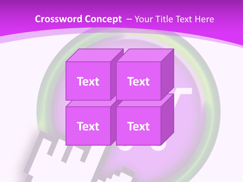 A Hand Pushing A Button With A Shopping Cart On It PowerPoint Template