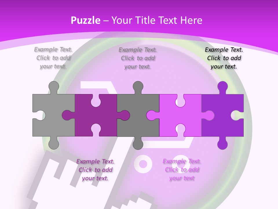 A Hand Pushing A Button With A Shopping Cart On It PowerPoint Template