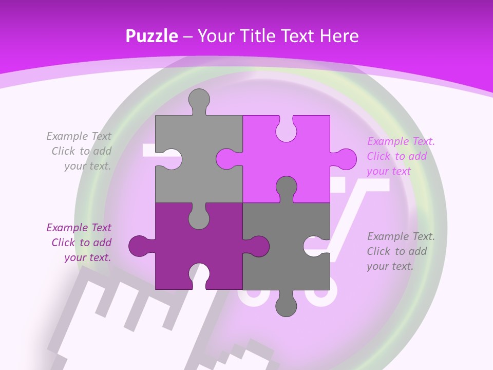 A Hand Pushing A Button With A Shopping Cart On It PowerPoint Template