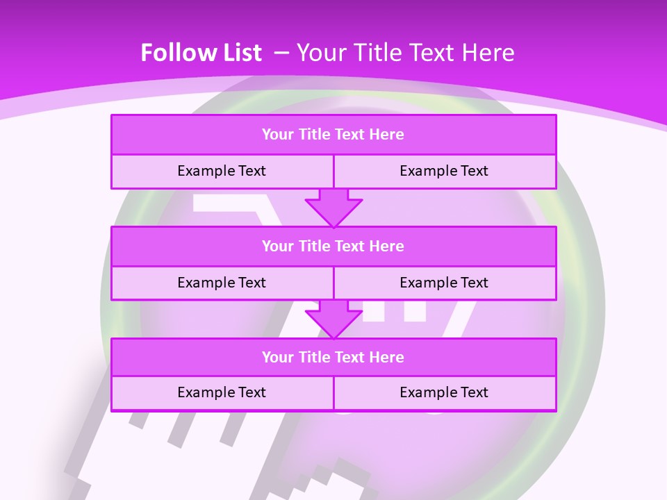 A Hand Pushing A Button With A Shopping Cart On It PowerPoint Template