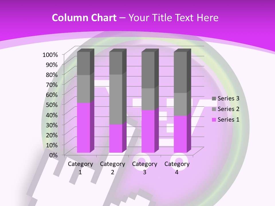 A Hand Pushing A Button With A Shopping Cart On It PowerPoint Template