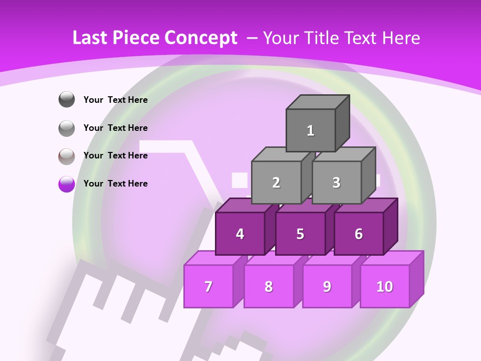 A Hand Pushing A Button With A Shopping Cart On It PowerPoint Template