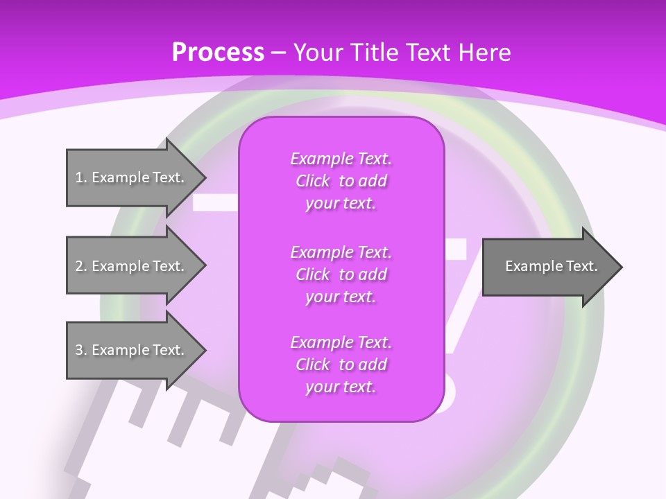 A Hand Pushing A Button With A Shopping Cart On It PowerPoint Template